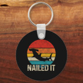 Nailed it Hammerhead Shark Funny Vissen G Sleutelhanger (Voorkant)