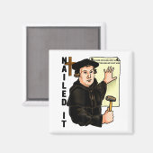 Nailed It Hervormingsdag Martin Luther Lutheranism Magneet (Voorkant / Achterkant)