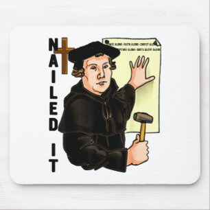 Nailed It Hervormingsdag Martin Luther Lutheranism Muismat