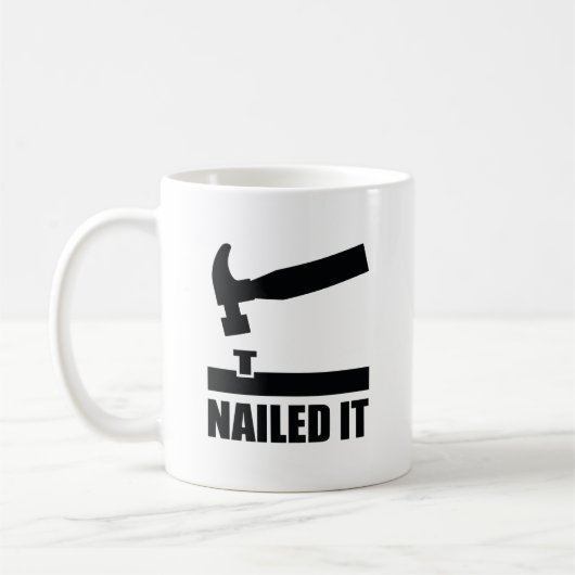 Nailed it koffiemok (Links)