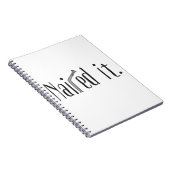 Nailed it notitieboek (Rechterzijde)