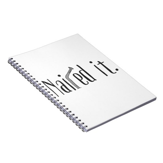 Nailed it notitieboek (Rechterzijde)