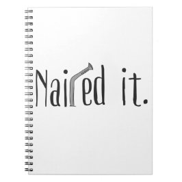 Nailed it notitieboek
