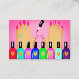 Nailed It! Salon Pink Visitekaartje