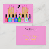 Nailed It! salon Visitekaartje (Voorkant / Achterkant)