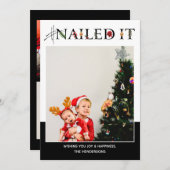 #NailedIt Foto Feestdagenkaart (Voorkant / Achterkant)