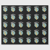 Nailing It Funny Hammer Nail Pun Dark BG Cadeaupapier (Vlak)