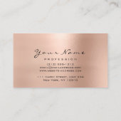 Nails Art Beauty Glitter Roos Gold Lux Visitekaartje (Achterkant)