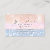 Nails Art Glitter ombre Pastel Pink Rose Lux Visitekaartje (Achterkant)