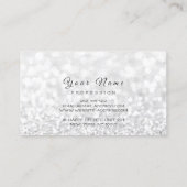 Nails Art Glitter Silver Grey Roos Gold Skinny Visitekaartje (Achterkant)