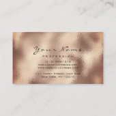 Nails Art Glitter Skinny Roos Gold Mestrietjes Visitekaartje (Achterkant)