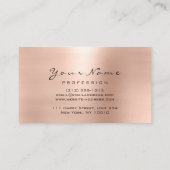 Nails Art Glitter Skinny Roze Manicure Drivers Visitekaartje (Achterkant)