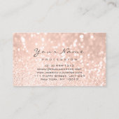 Nails Art Manicure Glitter Skinny Roze Rose Visitekaartje (Achterkant)