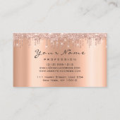 Nails artiest Glitter Roos Gold Manicure Copper Visitekaartje (Achterkant)