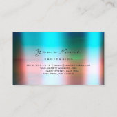 Nails Artist Beauty Studio Ombre Ocean Blue Visitekaartje (Achterkant)