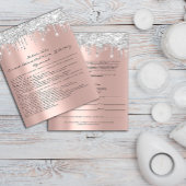 Nails Artist Liability Waiver Roos Blush Silver Flyer