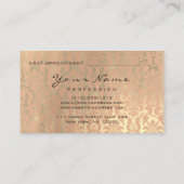 Nails Artist Makeup Appointkaart Royal Sepia Afsprakenkaartje (Achterkant)