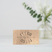 Nails Artist Makeup Appointkaart Royal Sepia Afsprakenkaartje (Staand voorkant)