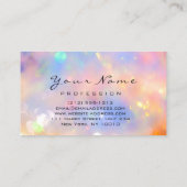 Nails Artist roze rozenroos Mestvrij geneesmiddel Visitekaartje (Achterkant)