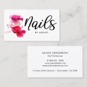 Nails Chic-kalligrafie Visitekaartje (Voorkant / Achterkant)