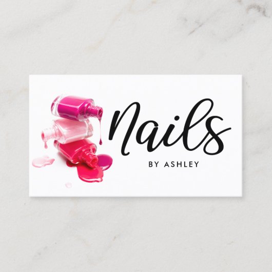 Nails Chic-kalligrafie Visitekaartje (Voorkant)