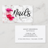 Nails Chic Marble Visitekaartje (Voorkant / Achterkant)