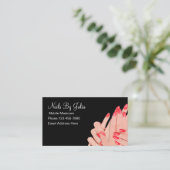 Nails en nagels visitekaartje (Staand voorkant)