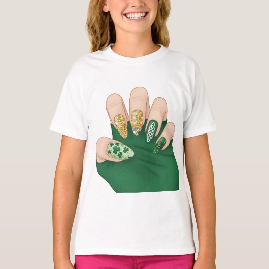 nails hand t-shirt  (Voorkant)