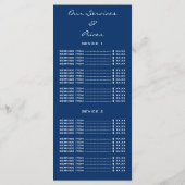 Nails Lashes Foto Logo QR Wax Make-up Prijzen Mari Menu (Achterkant)