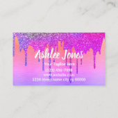 Nails Make-up Artist Pink Visitekaartje (Achterkant)