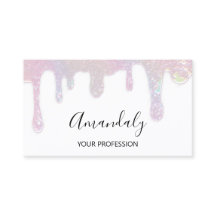 Nails Makeup Artist Lash Logo Logo Drip White