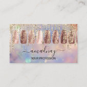 Nails Makeup Artist Lash Roos Manicure Drivers Visitekaartje (Voorkant)