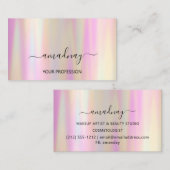 Nails Makeup Artist Lash Roos Pink Ombre Visitekaartje (Voorkant / Achterkant)