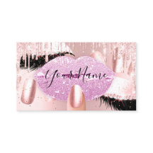 Nails Makeup Artist Pink Kiss Lash QRCODE Logo