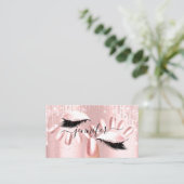 Nails Makeup Artist Roos Gla Kiss Lips Roos Glitte Visitekaartje (Staand voorkant)