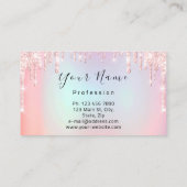 Nails Manicure Makeup Artist Roos Drip Lips Blush Visitekaartje (Achterkant)