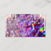 Nails Manicure Makeup Holographic Kiss VIP Visitekaartje (Achterkant)