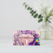 Nails Manicure Makeup Holographic Kiss VIP Visitekaartje (Staand voorkant)