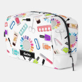 Nails Manicure Pedicure Beauty Makeup Custom Name Toilettasje (Rechterhoek)