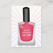 Nails Manicure Pedicure Beauty Nail Artist Modern Visitekaartje (Voorkant)