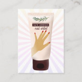 Nails Manicure Pedicure Beauty Nail Artist Unique Visitekaartje (Voorkant)