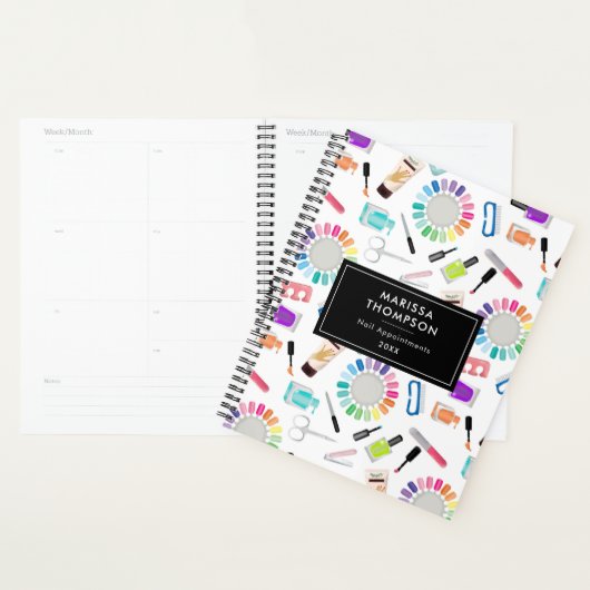 Nails Manicure Pedicure Beauty Salon Appointments Planner (Display)