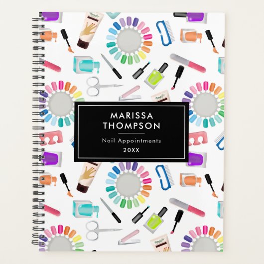 Nails Manicure Pedicure Beauty Salon Appointments Planner (Voorkant)