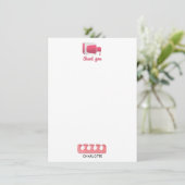 Nails Manicure Pedicure Beauty Salon  Bedankkaart (Staand voorkant)