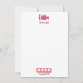 Nails Manicure Pedicure Beauty Salon  Bedankkaart (Voorkant)