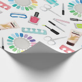 Nails Manicure Pedicure Beauty Salon  Cadeaupapier (Hoek)