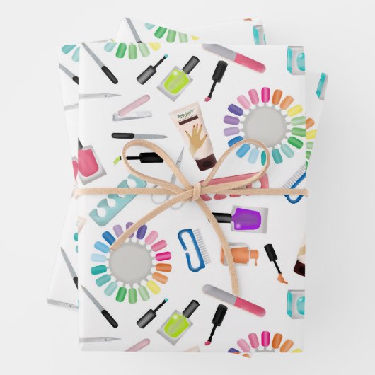 Nails Manicure Pedicure Beauty Salon  Inpakpapier Vel (In situ)