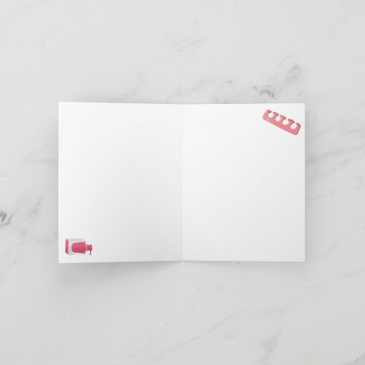 Nails Manicure Pedicure Beauty Salon  Kaart (Binnen)