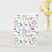 Nails Manicure Pedicure Beauty Salon  Kaart (Gele Bloem)