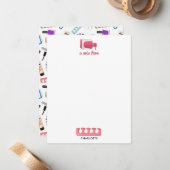 Nails Manicure Pedicure Beauty Salon  Notitiekaartje (Voorkant / Achterkant in situ)